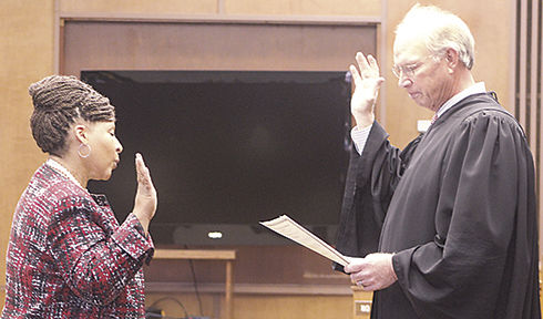 New Fountain Hill Mayor Ulrica Trotter sworn in